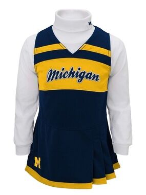 Michigan Cheerleader Dress Girls 5/6
